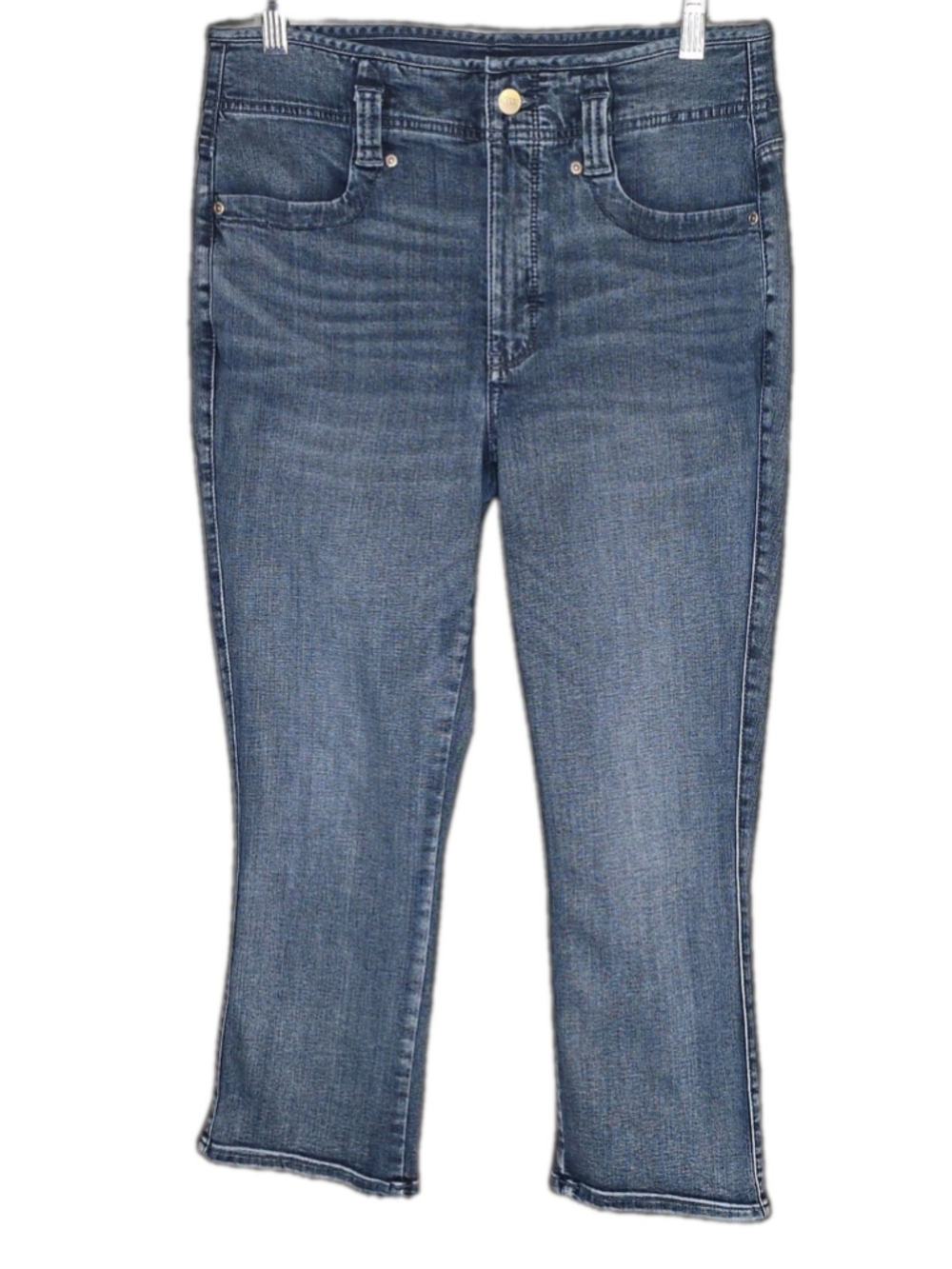 NYDJ Ami Skinny Jeans Womens 8 Medium Wash High Rise Lift Tuck Cool Embrace